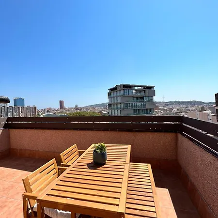 Apartments Bcn Central-Atico Sants Barcelona Exterior photo